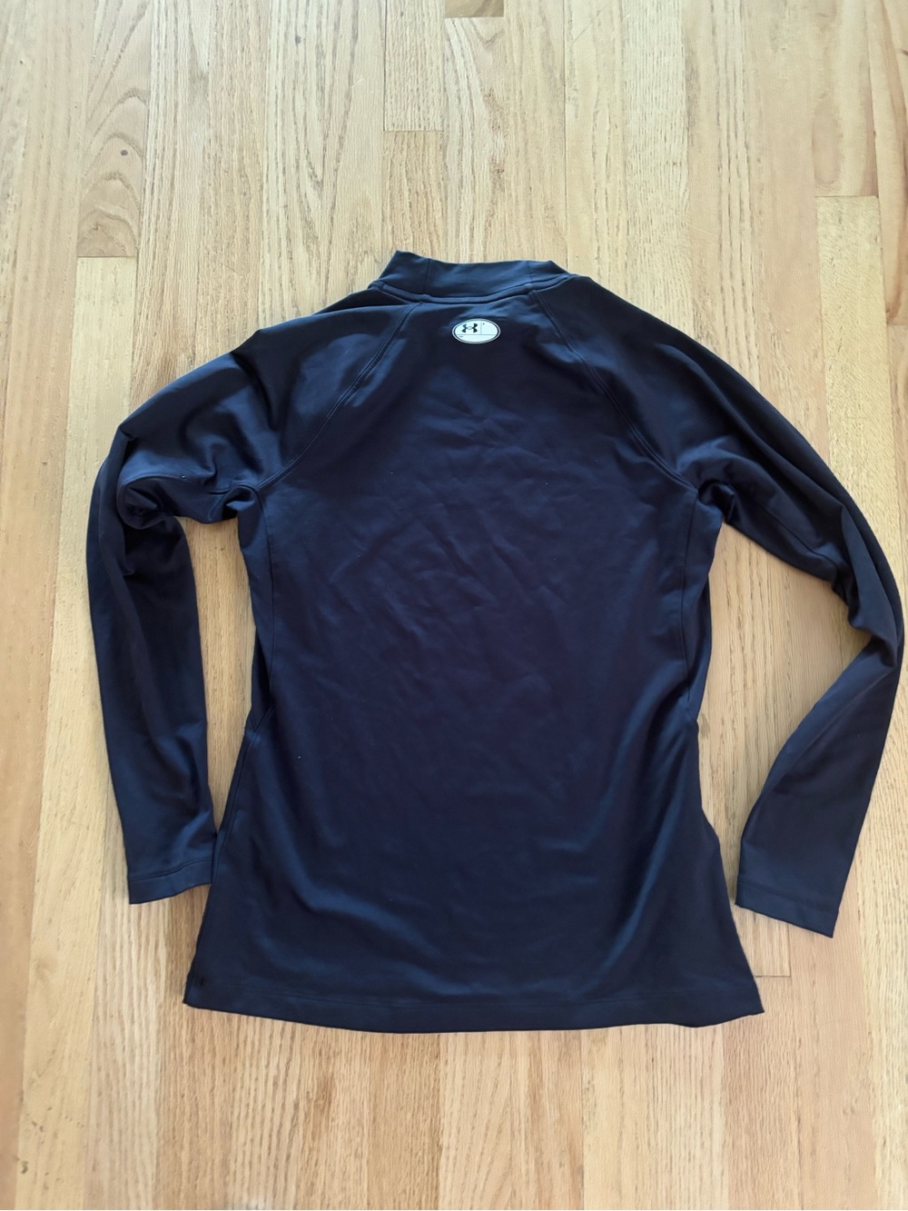 Under Armour Black ColdGear Fitted Long Sleeve Top